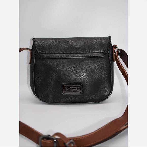Hayden Harnett Alissa Black Crossbody/Shoulder Bag - Picture 10 of 15